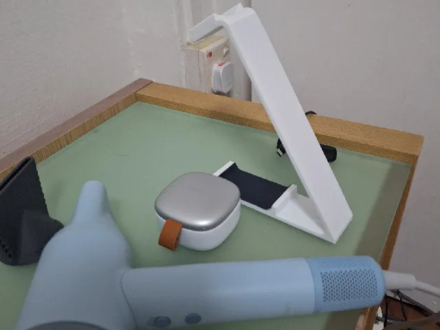 Hair dryer stand