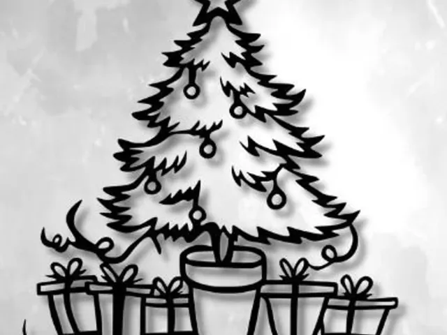 Christmas Tree Wall Art