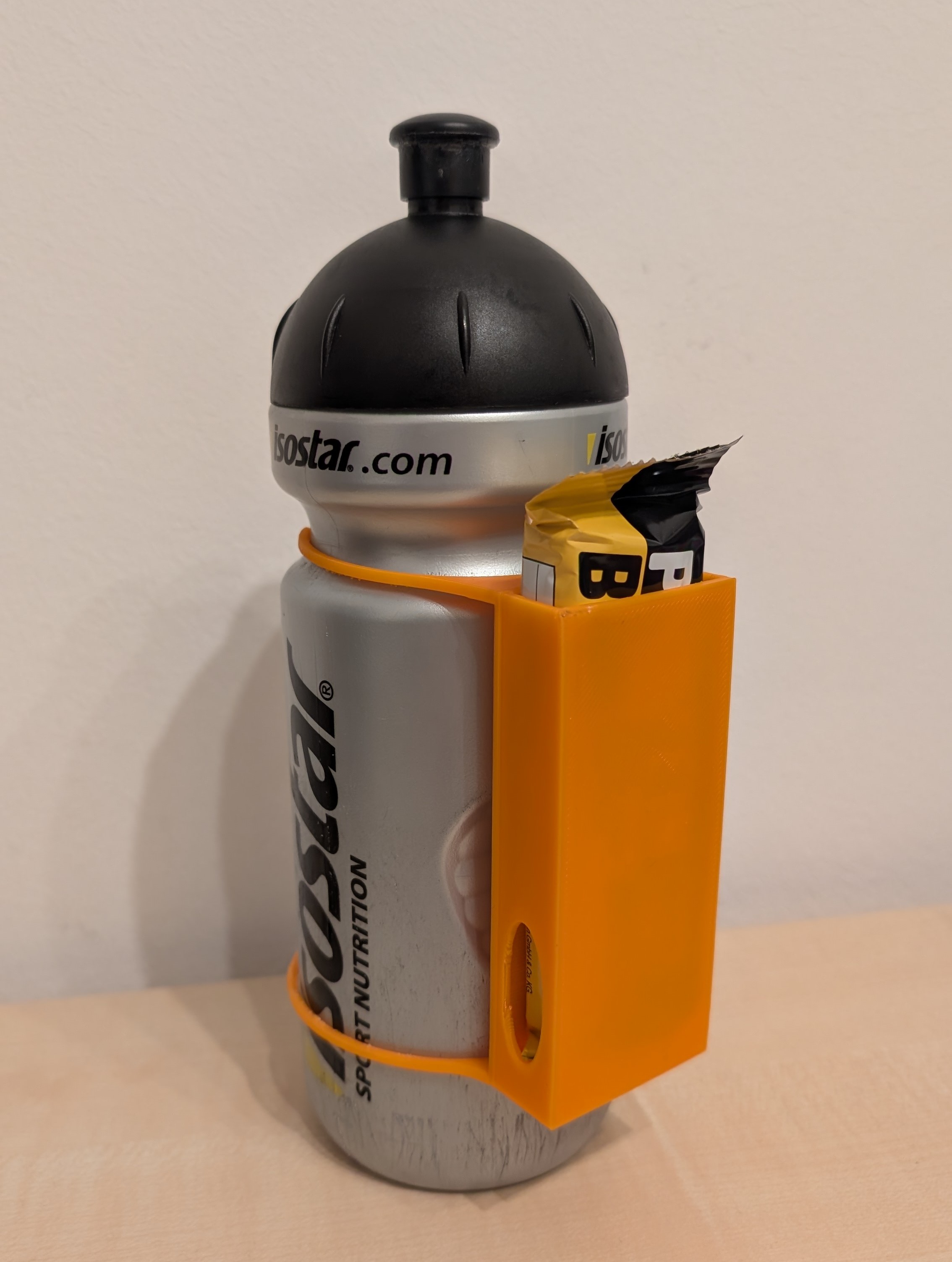 Energy Bar Holder for Water Bottle