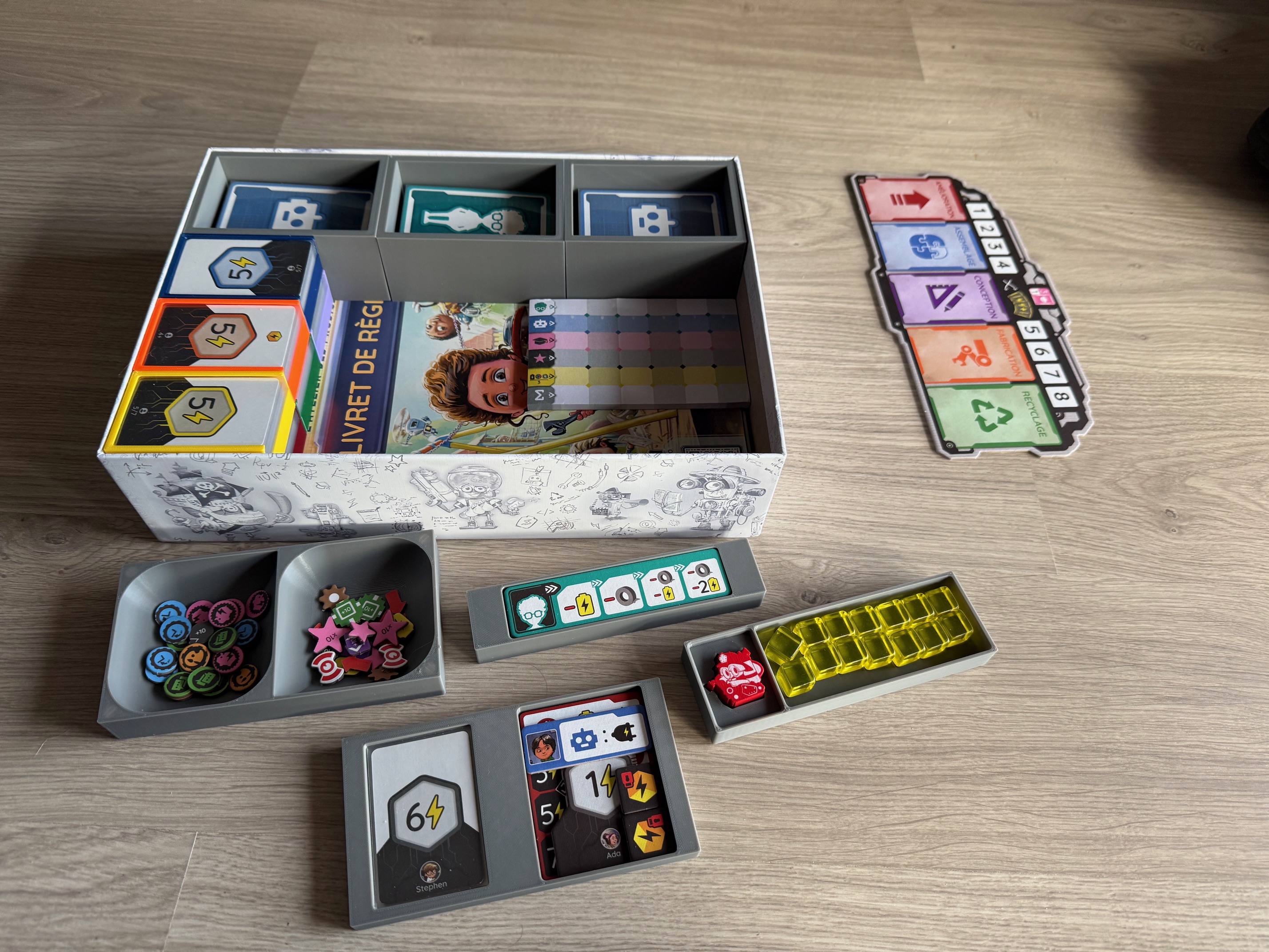 Raising Robot + Anibots - Retail Version - Insert (with extra space for next extensions) — miniatura 3