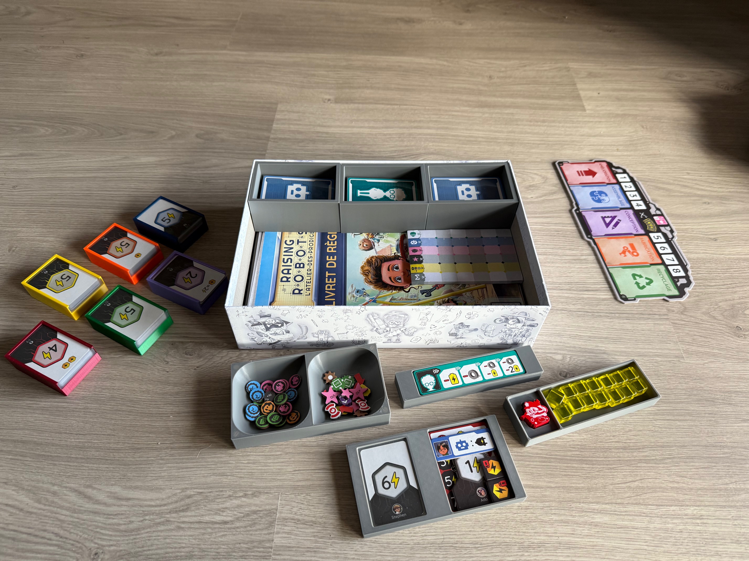 Raising Robot + Anibots - Retail Version - Insert (with extra space for next extensions) — miniatura 4