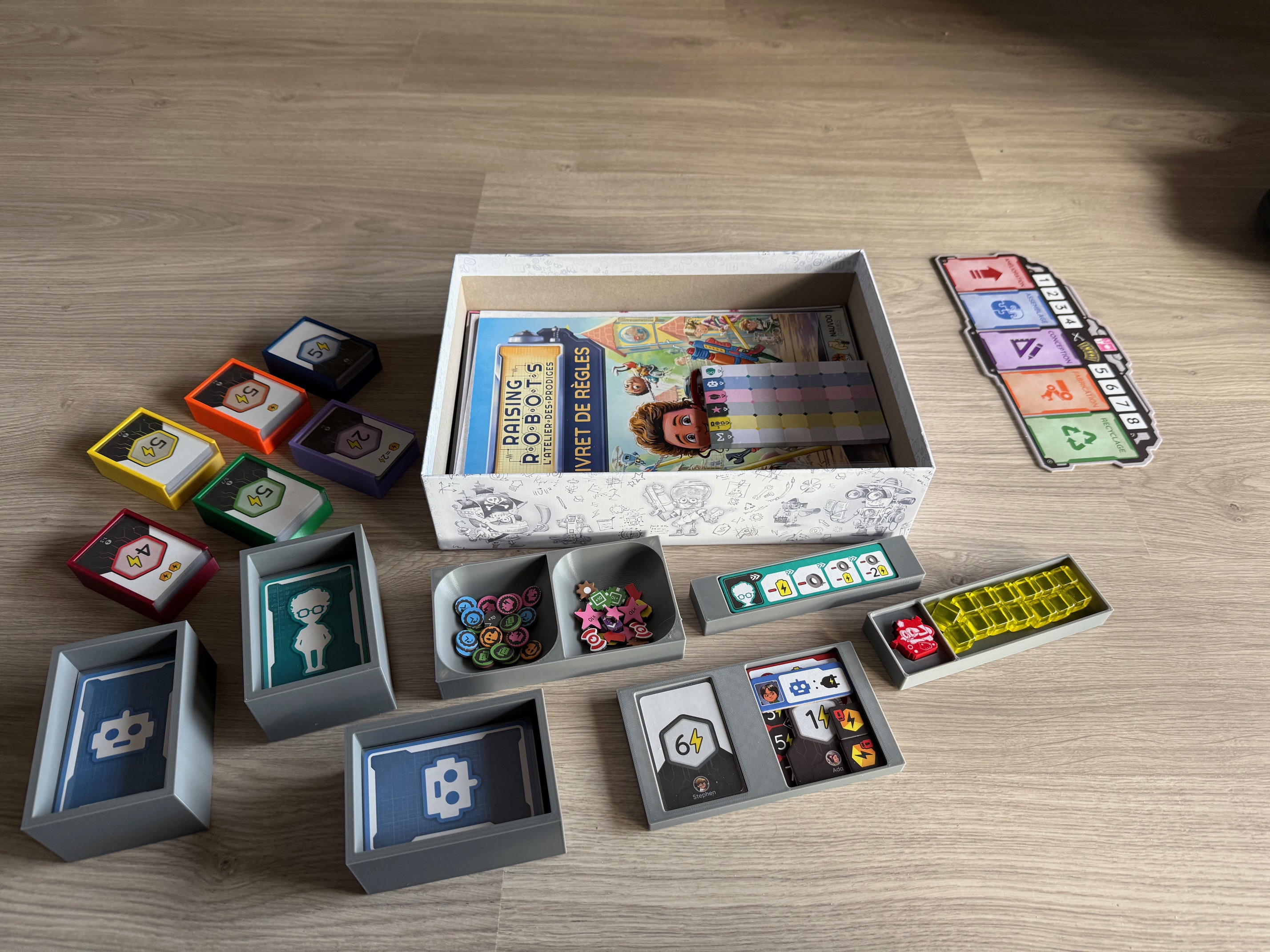 Raising Robot + Anibots - Retail Version - Insert (with extra space for next extensions) — miniatura 5