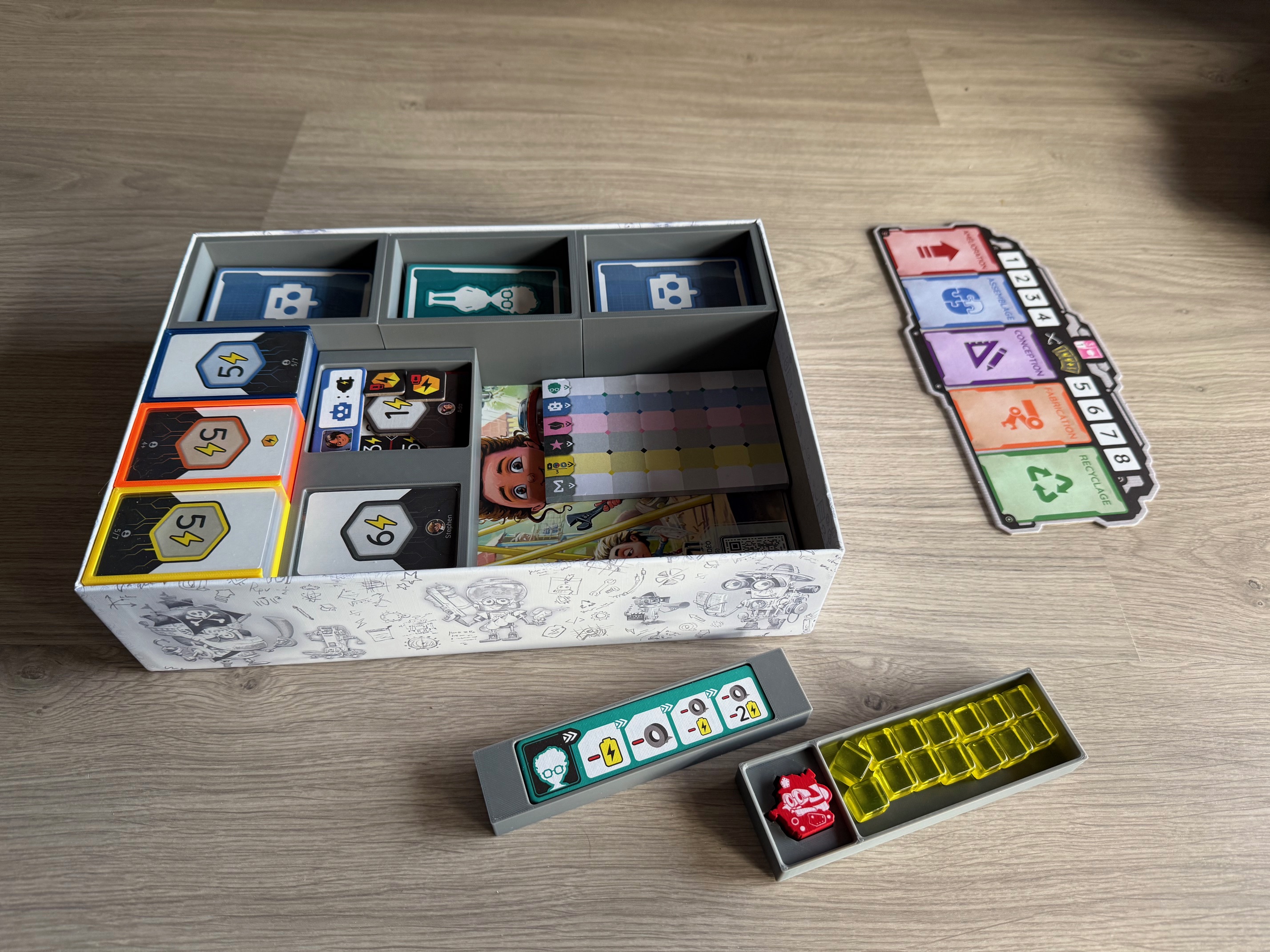 Raising Robot + Anibots - Retail Version - Insert (with extra space for next extensions) — miniatura 2