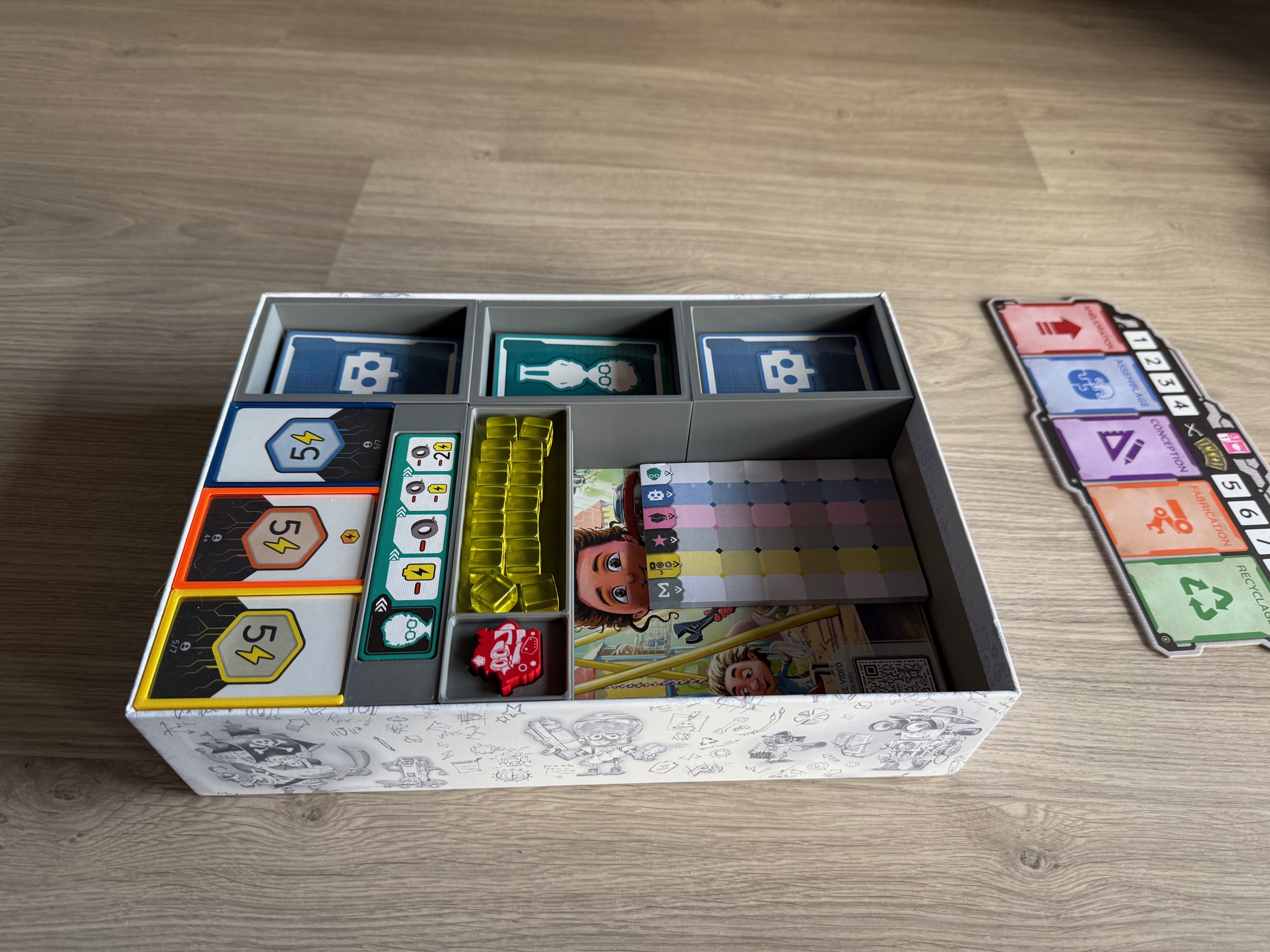 Raising Robot + Anibots - Retail Version - Insert (with extra space for next extensions)