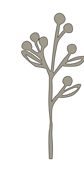 Mistletoe 3D print or Lasercut