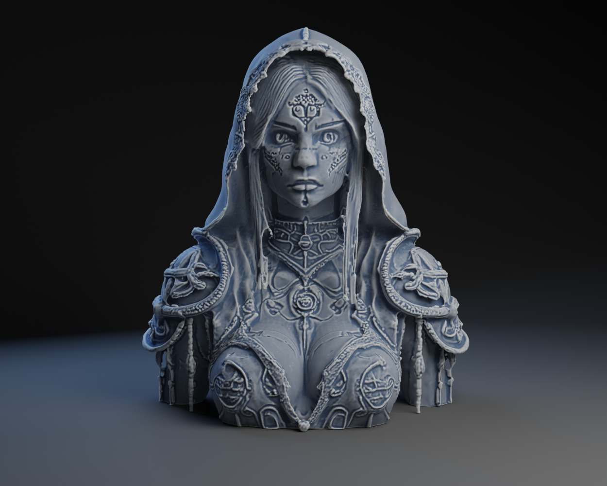 Necromancer Bust