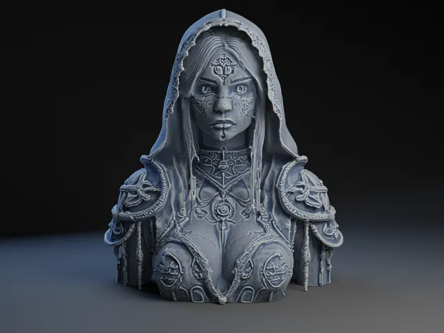 Necromancer Bust