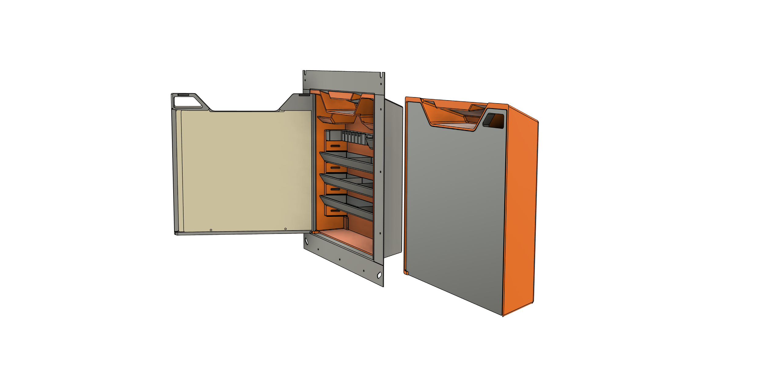 Miniatura 6 do modelo 3D Prusa Core One Side Storage