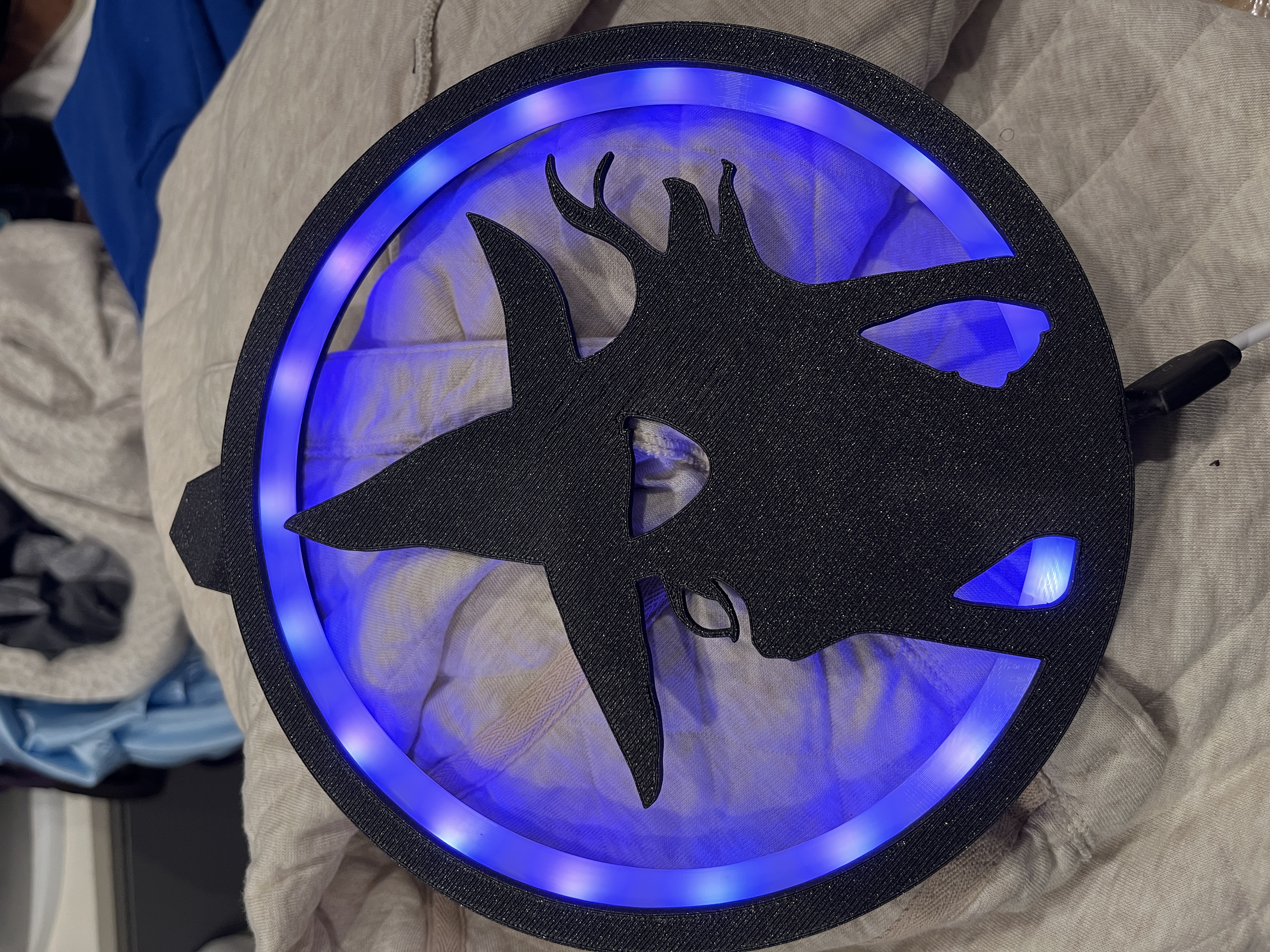 Wicked Front Panel for Ring Lamp