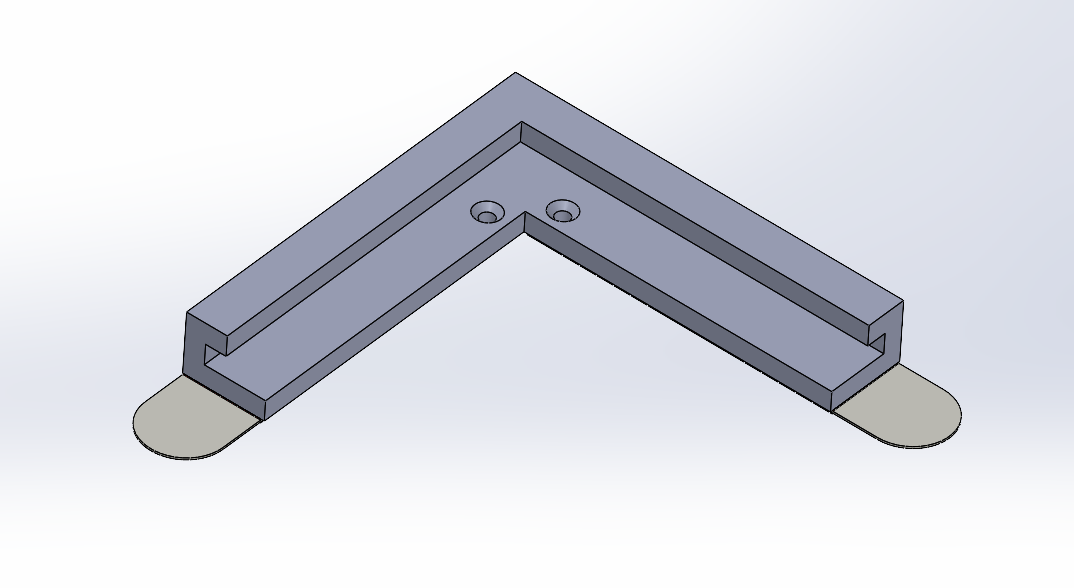 Poster board corner bracket