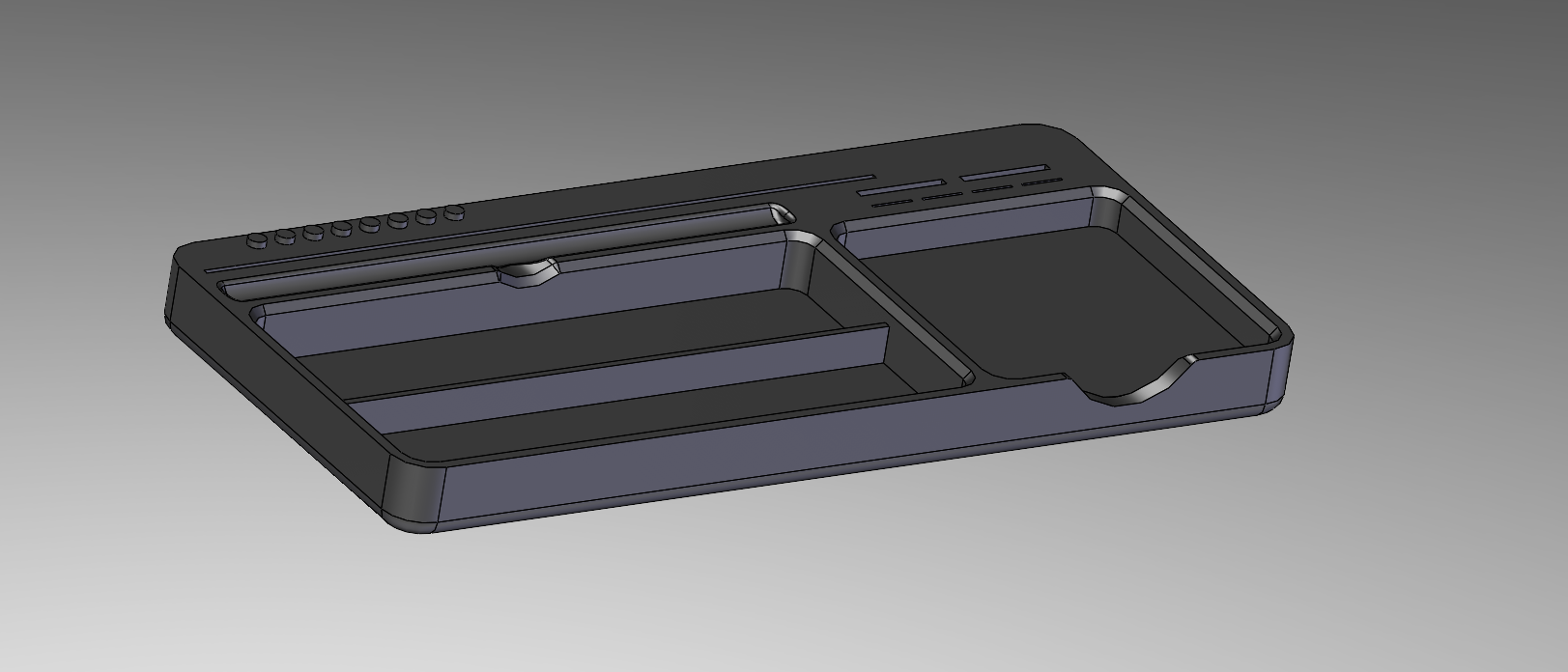 Miniatura 4 do modelo 3D Multifunctional Desk Organizer