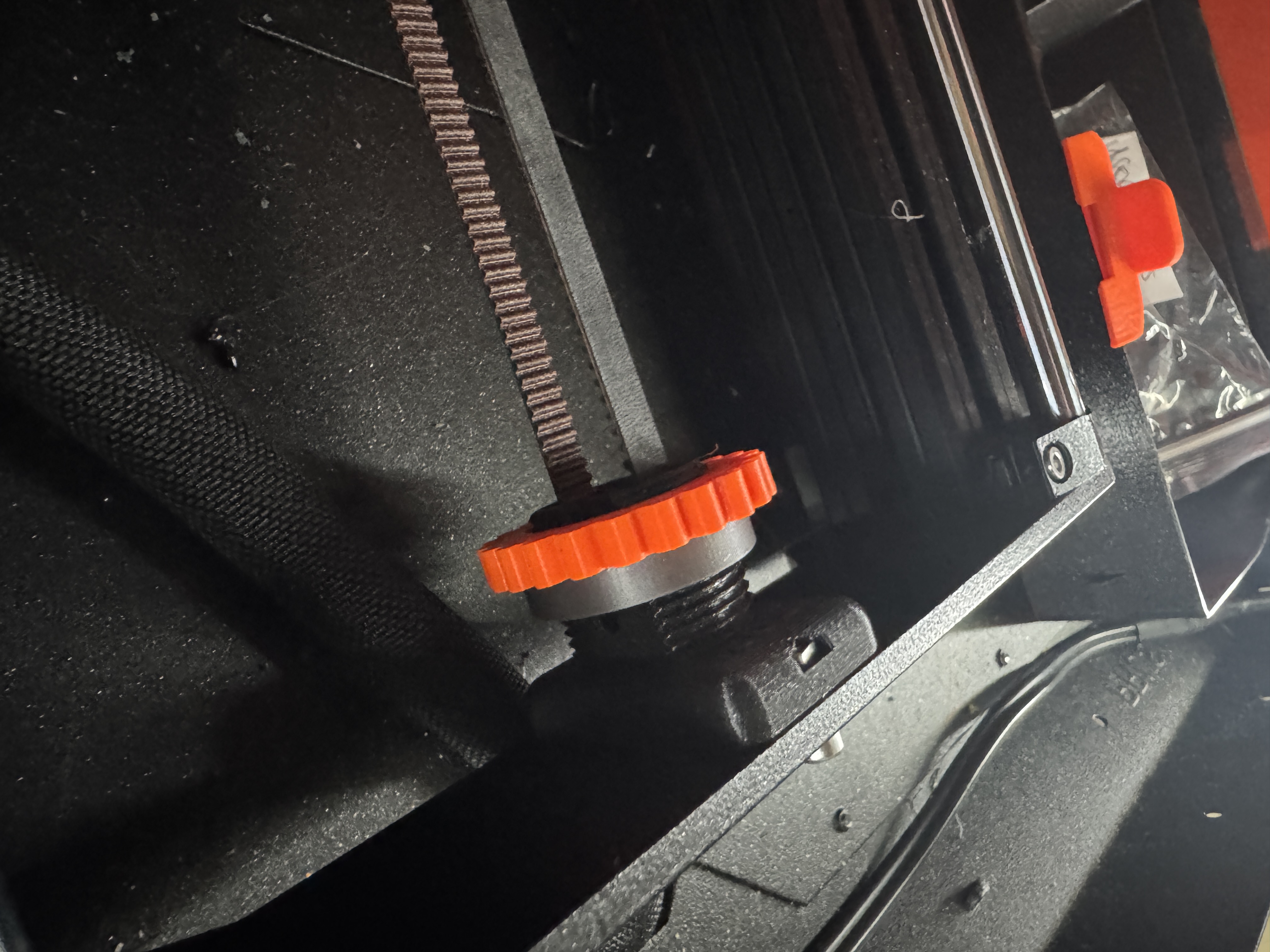 Prusa MK4 Y-Axis belt tensioner - fixed for collisions and locking