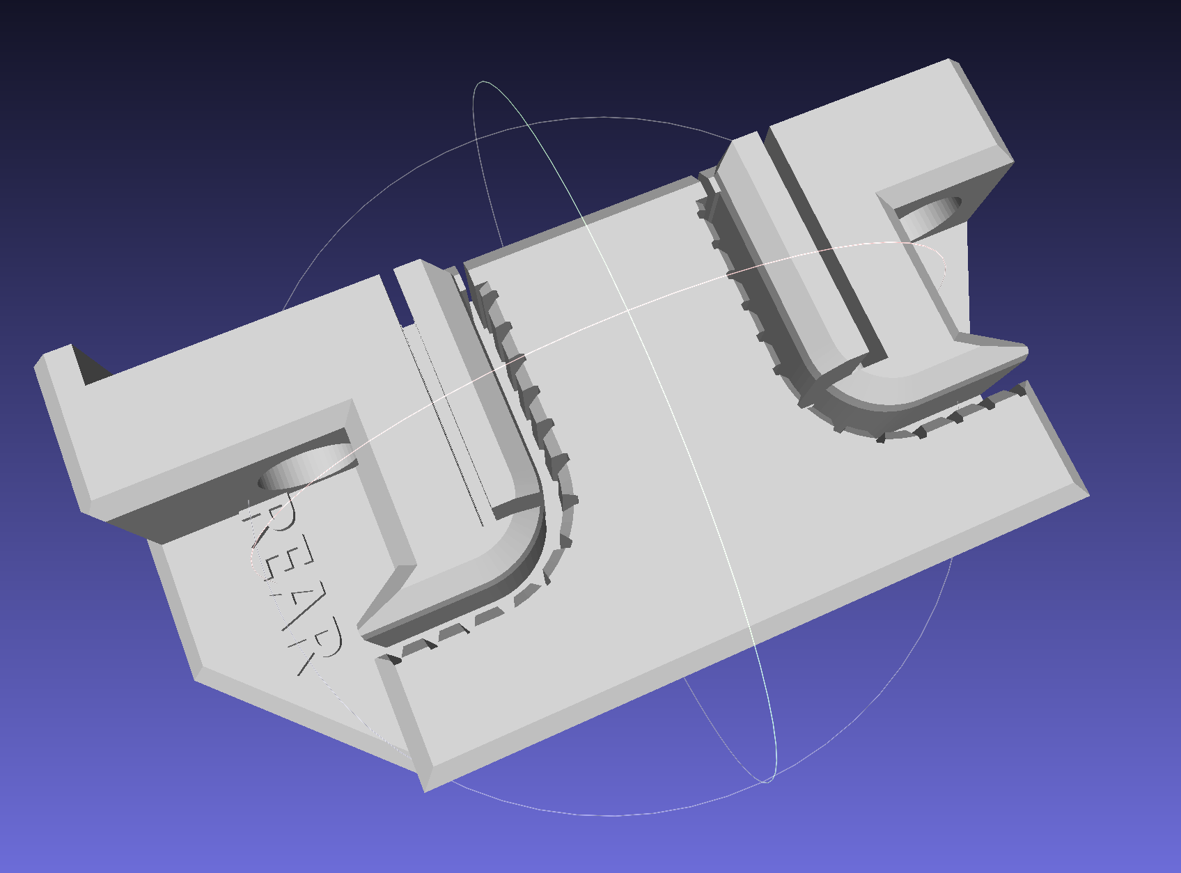 Y Belt Holder One Part MK4 - Shortened to Avoid Collisions