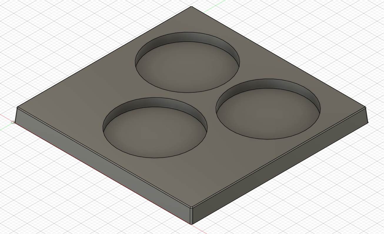 Conquest - Stand for 3 Models - Movement Tray compatible