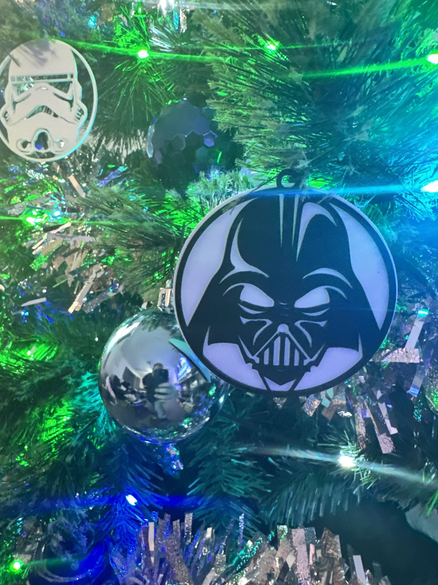 Darth Vader in a Bauble Solid Version