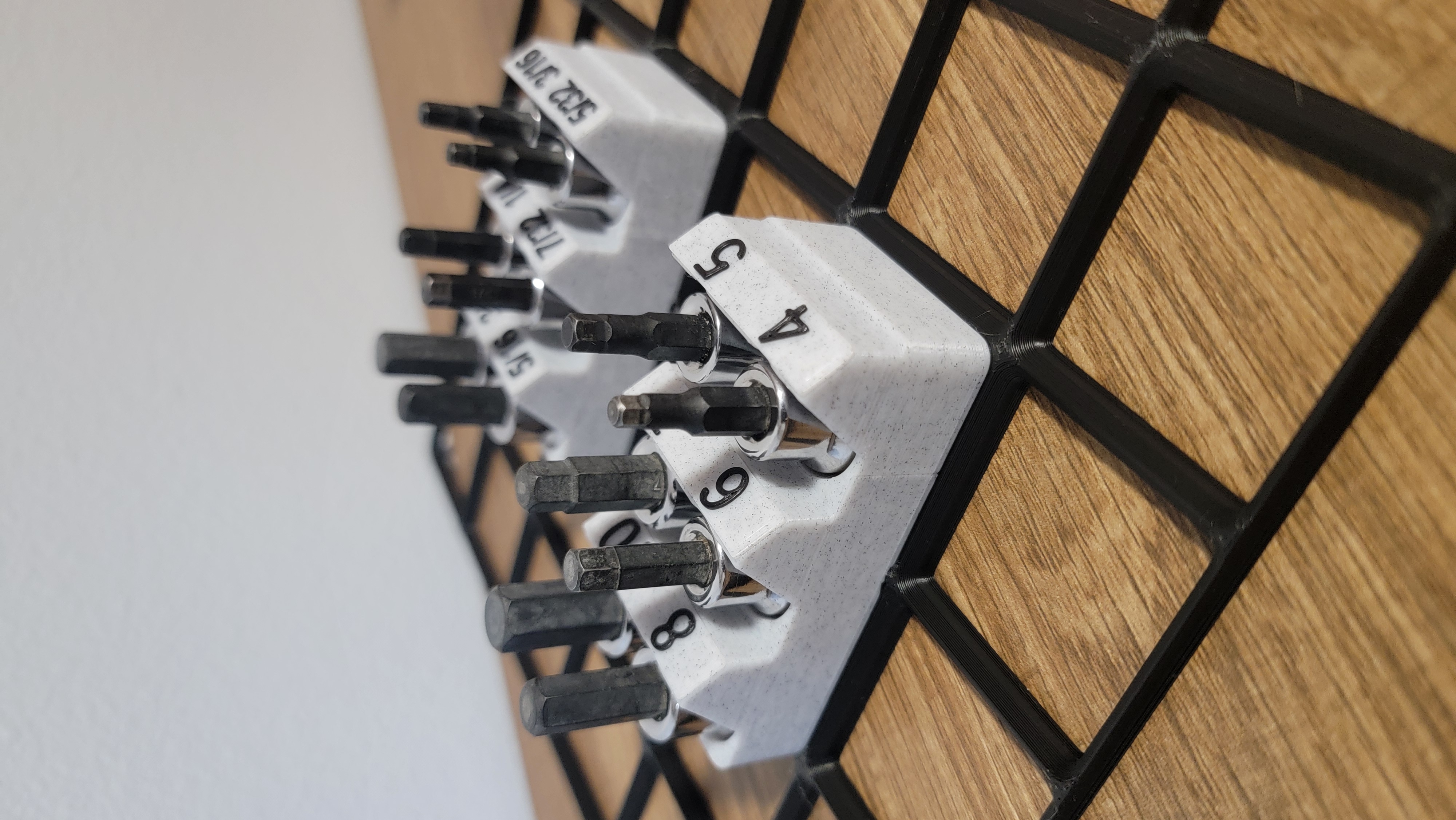 Miniatura 2 do modelo 3D 3/8" Drive Hex Key Socket Holders - Gridfinity