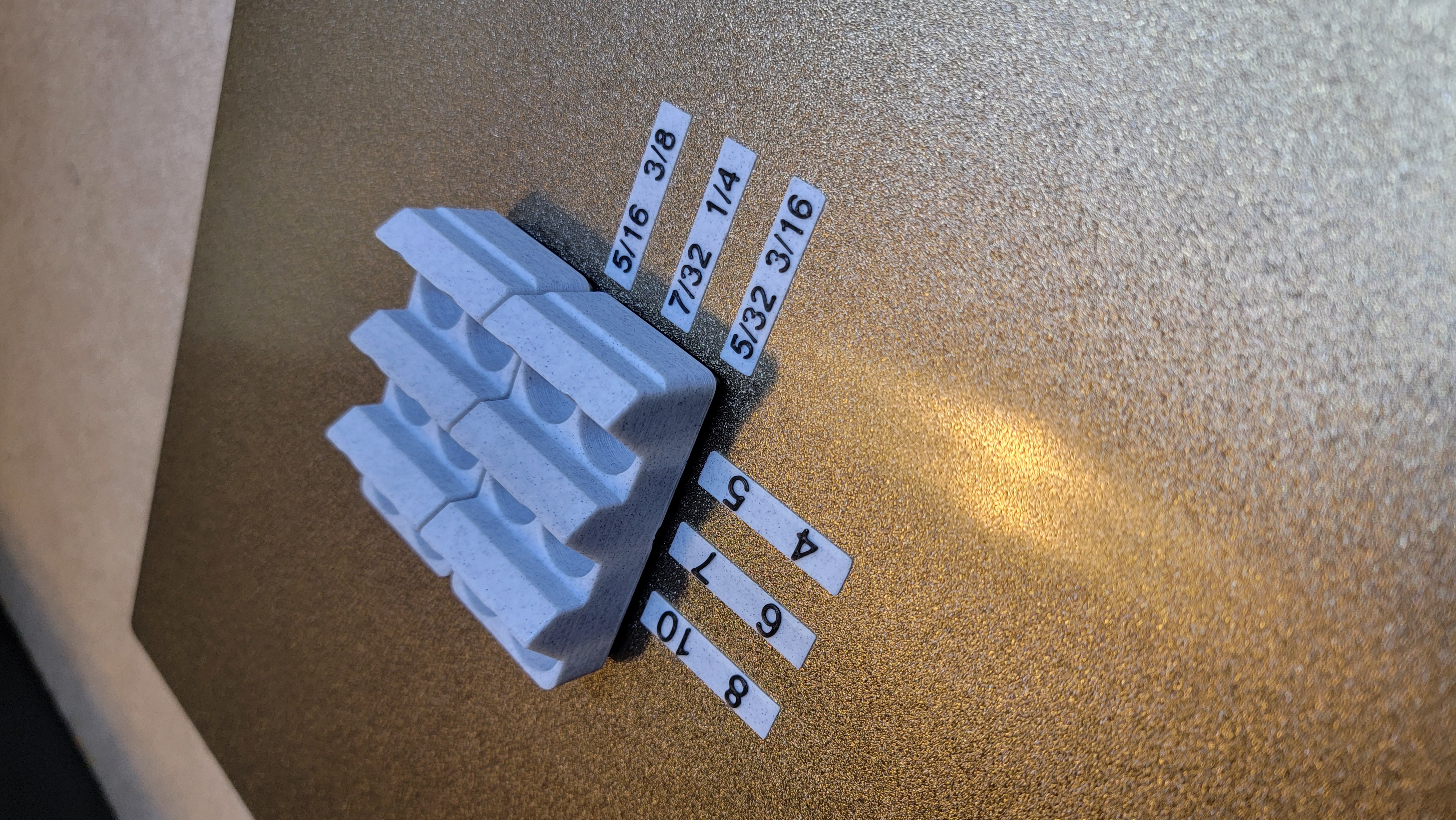 Miniatura 4 do modelo 3D 3/8" Drive Hex Key Socket Holders - Gridfinity