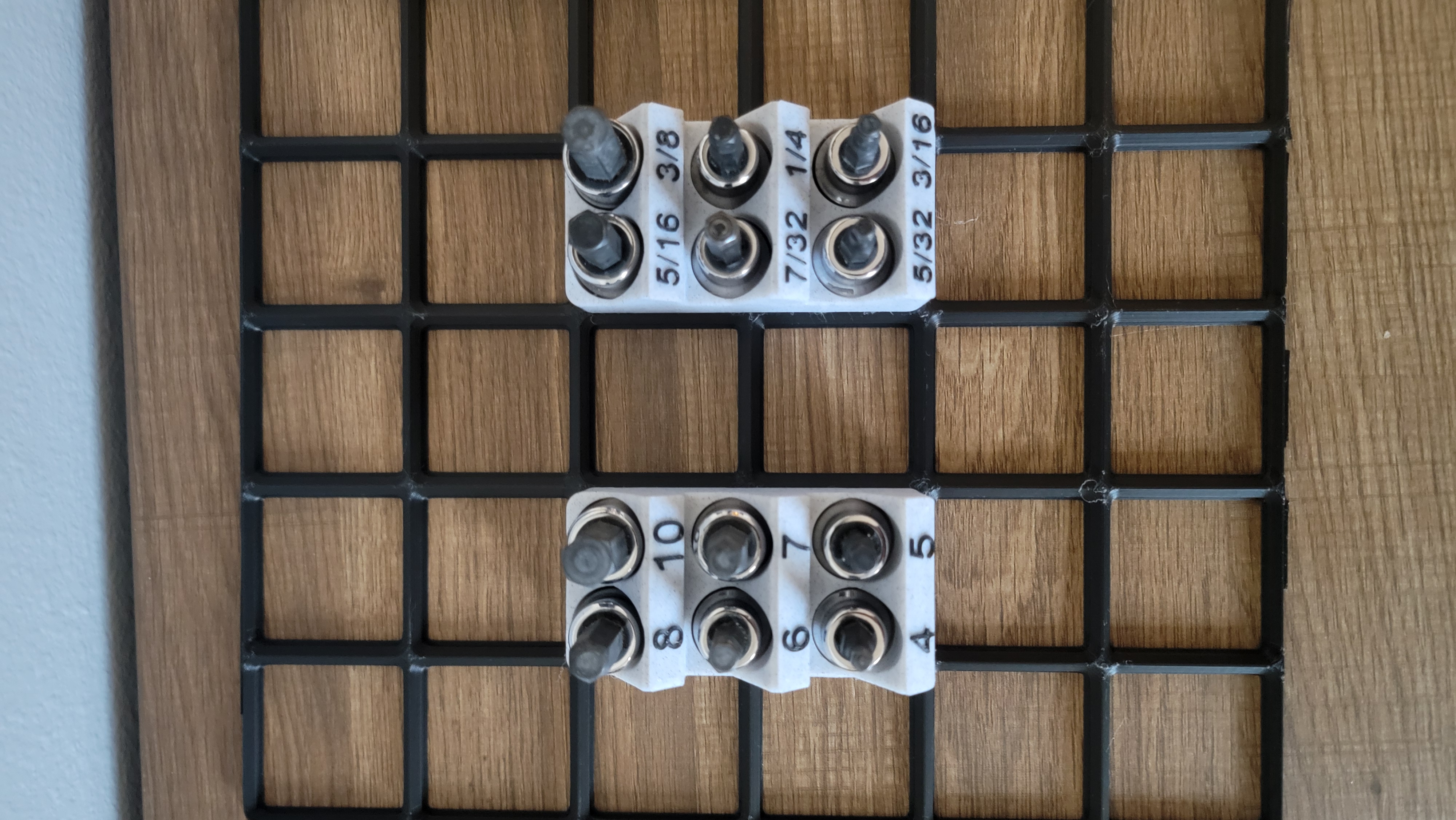 Miniatura 3 do modelo 3D 3/8" Drive Hex Key Socket Holders - Gridfinity