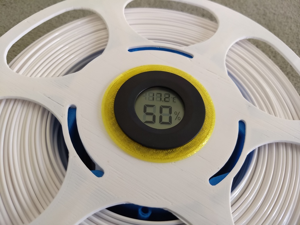Hygrometer spool-mount