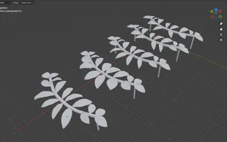 Decorative Leaf Bar