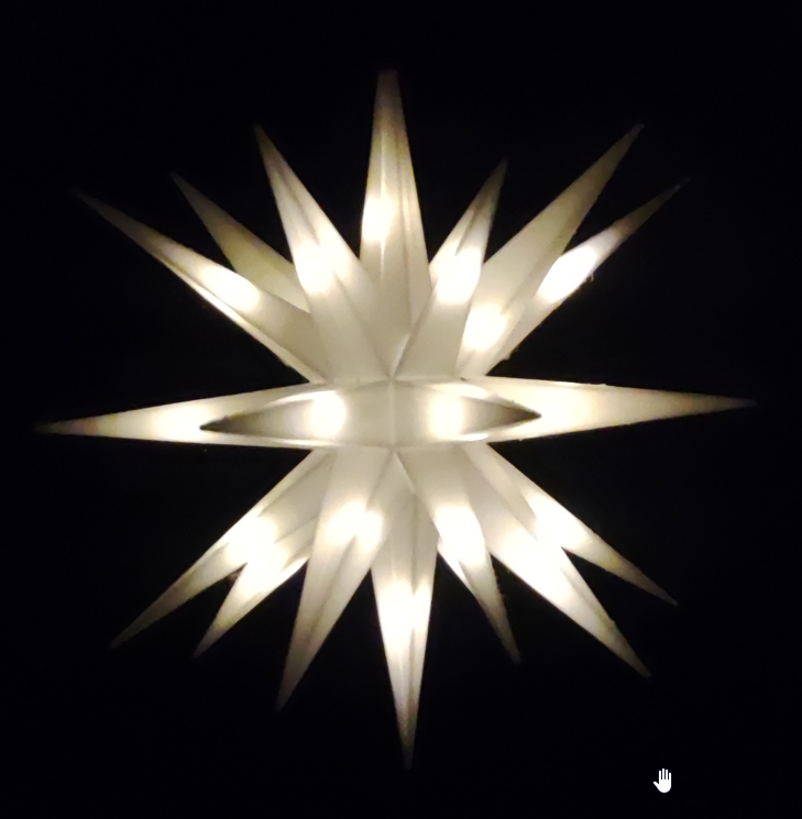 Christmas Star, Hanging or Standing.