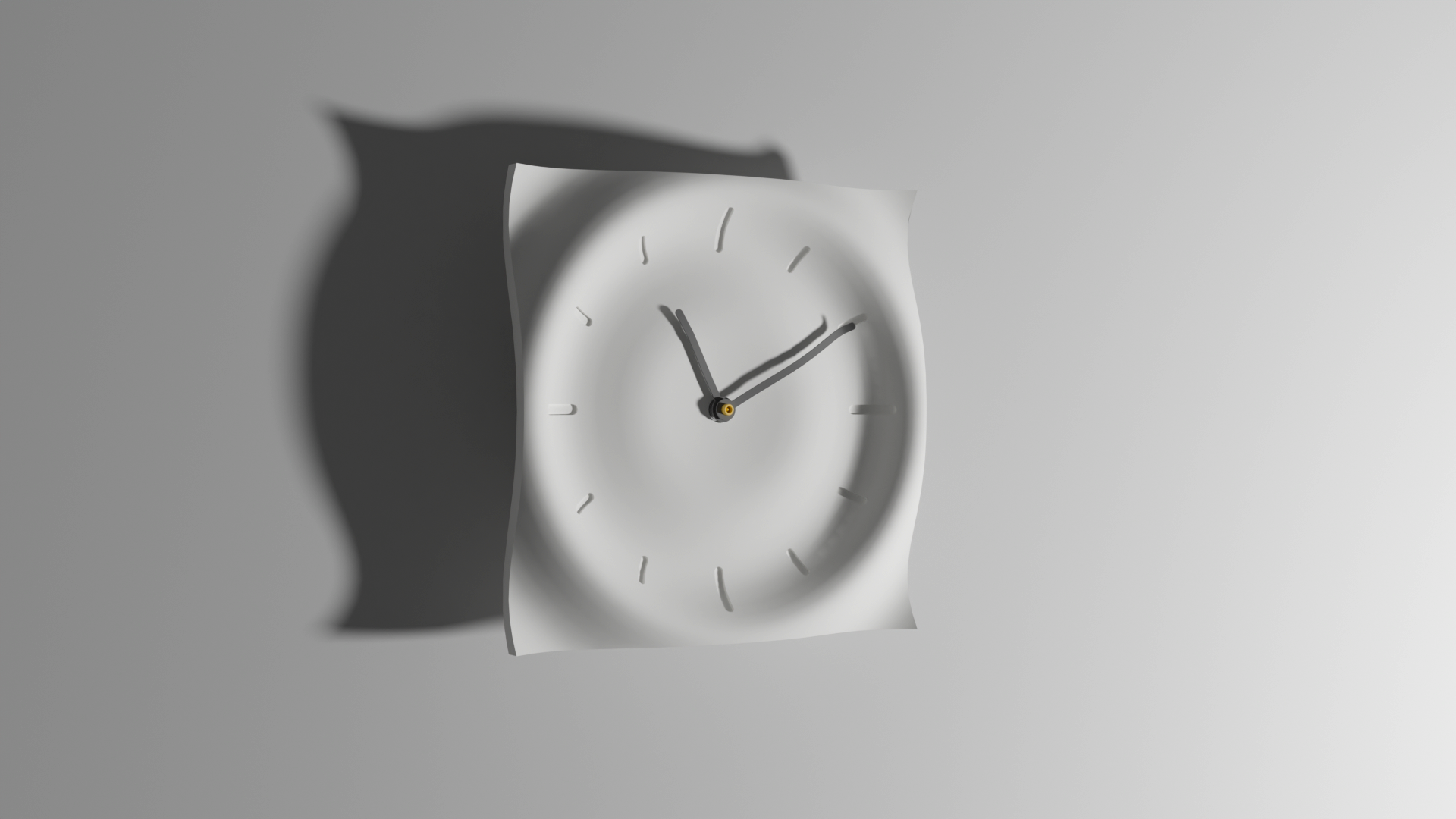 Water drop wall clock