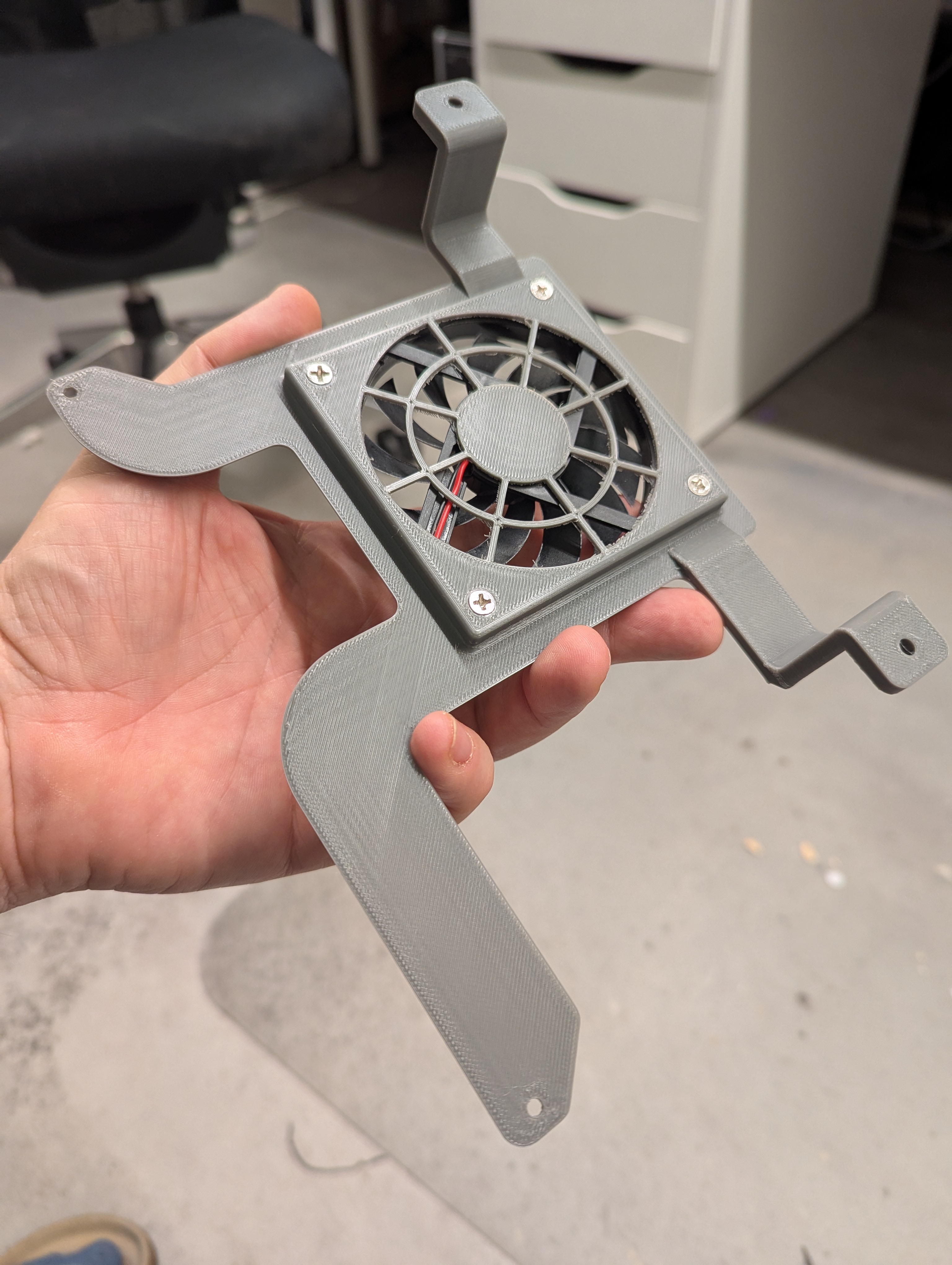 Sovol SV08 Elecronics 8010 fan mount