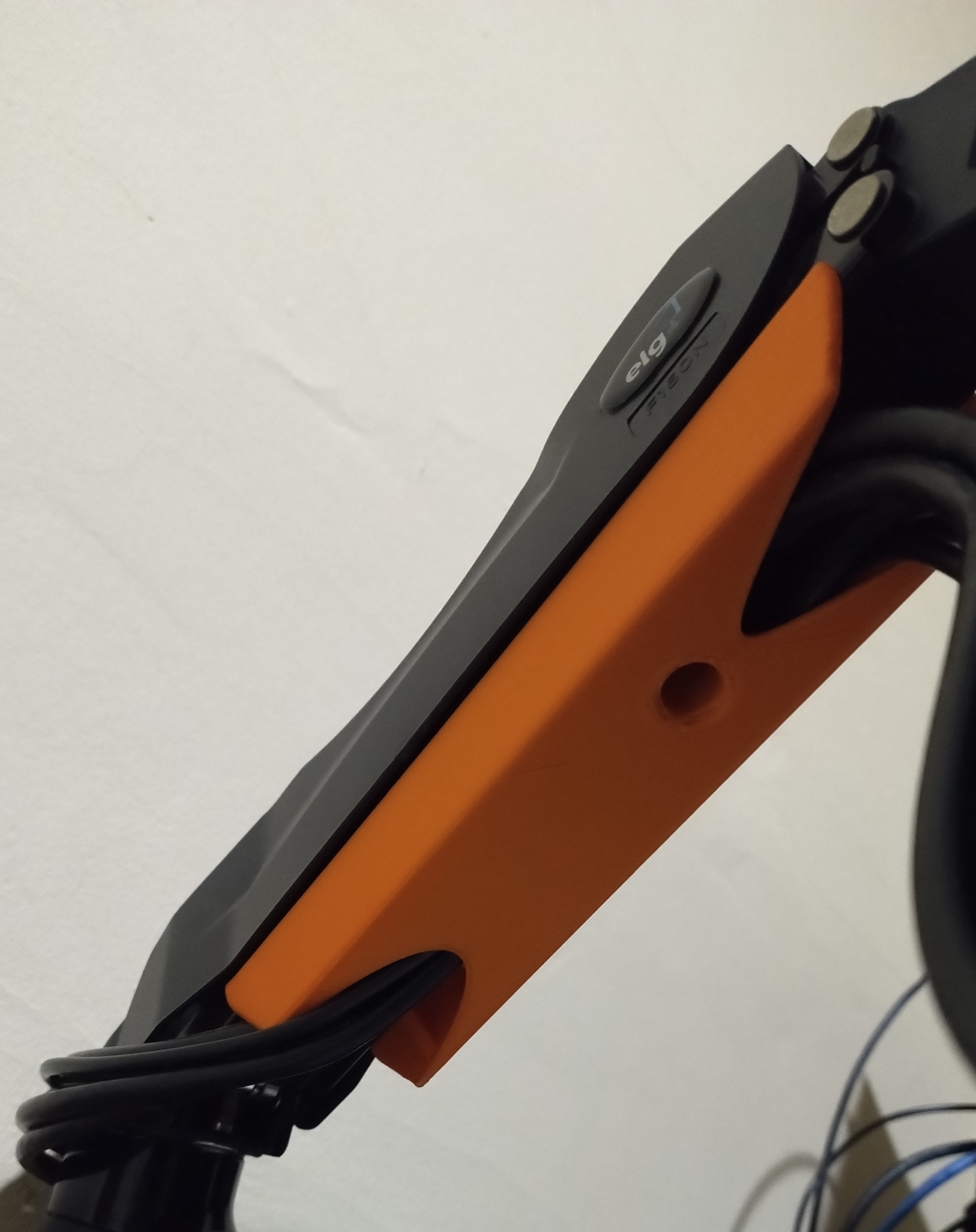 Monitor arm cable management