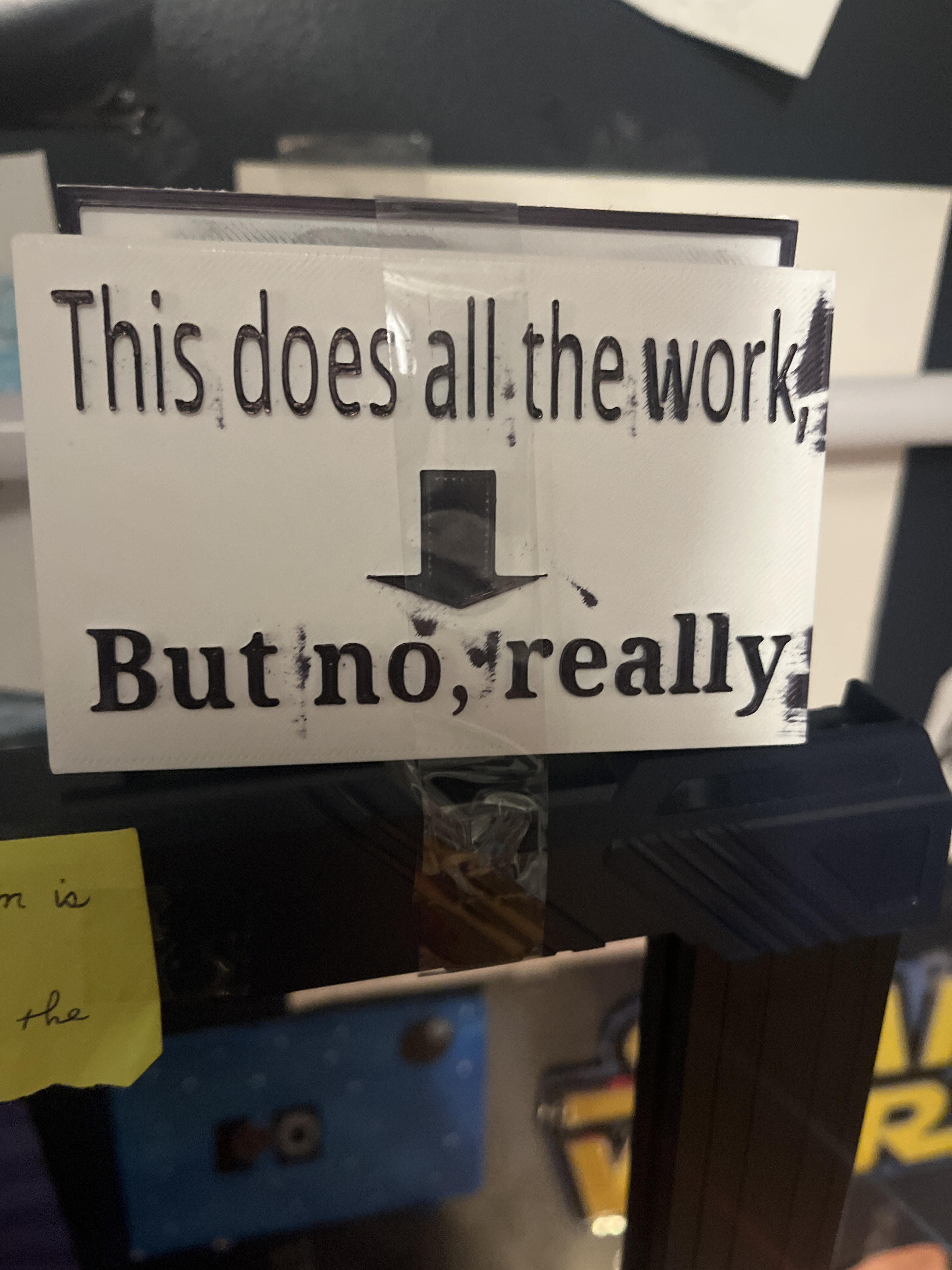 Miniatura 2 do modelo 3D 3-D printer sign