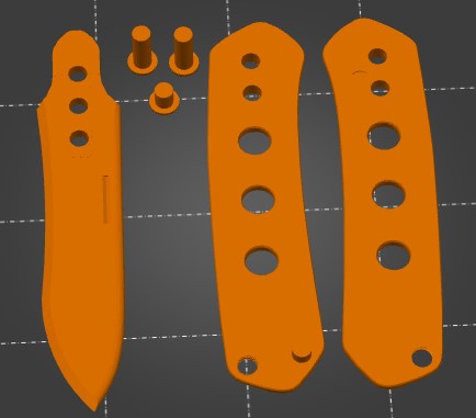 Easy Assemble Pocketknife (Revised)