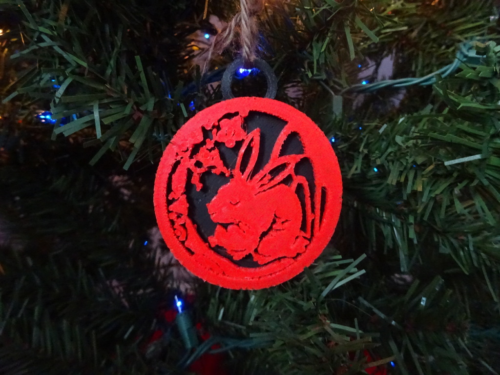 Lunar Rabbit Charm from DBD Ornament