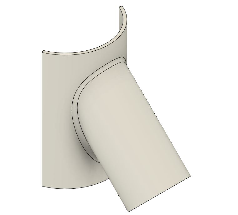 4" PVC to 2" ABS Pipe Adapter