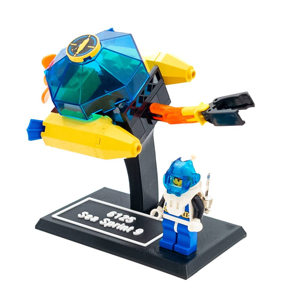 Display Stand for LEGO 6125 Sea Sprint 9 Aquazone Aquanauts