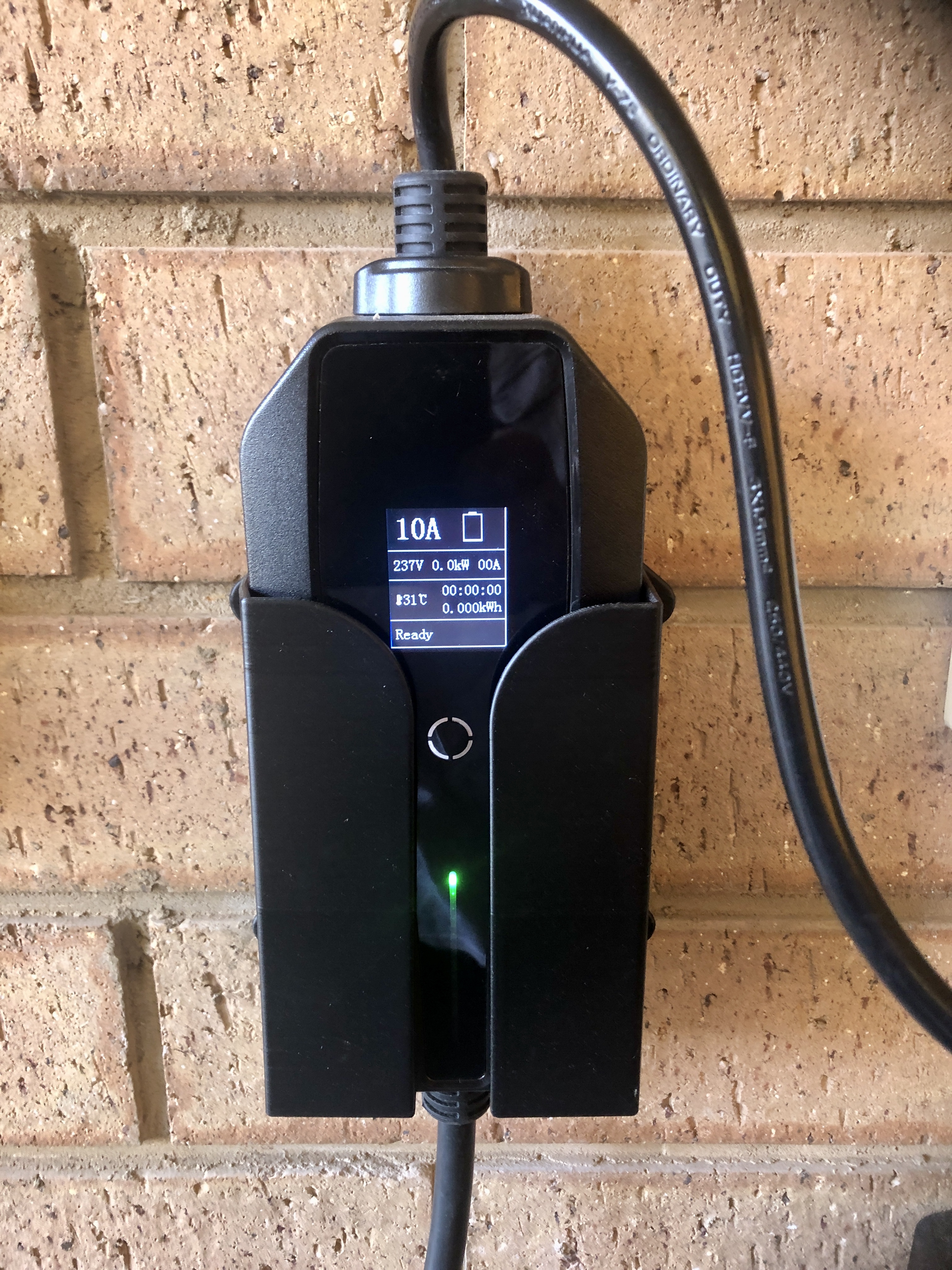 Mitsubishi Eclipse Cross and Outlander PHEV Charger Wall Mount Cradle