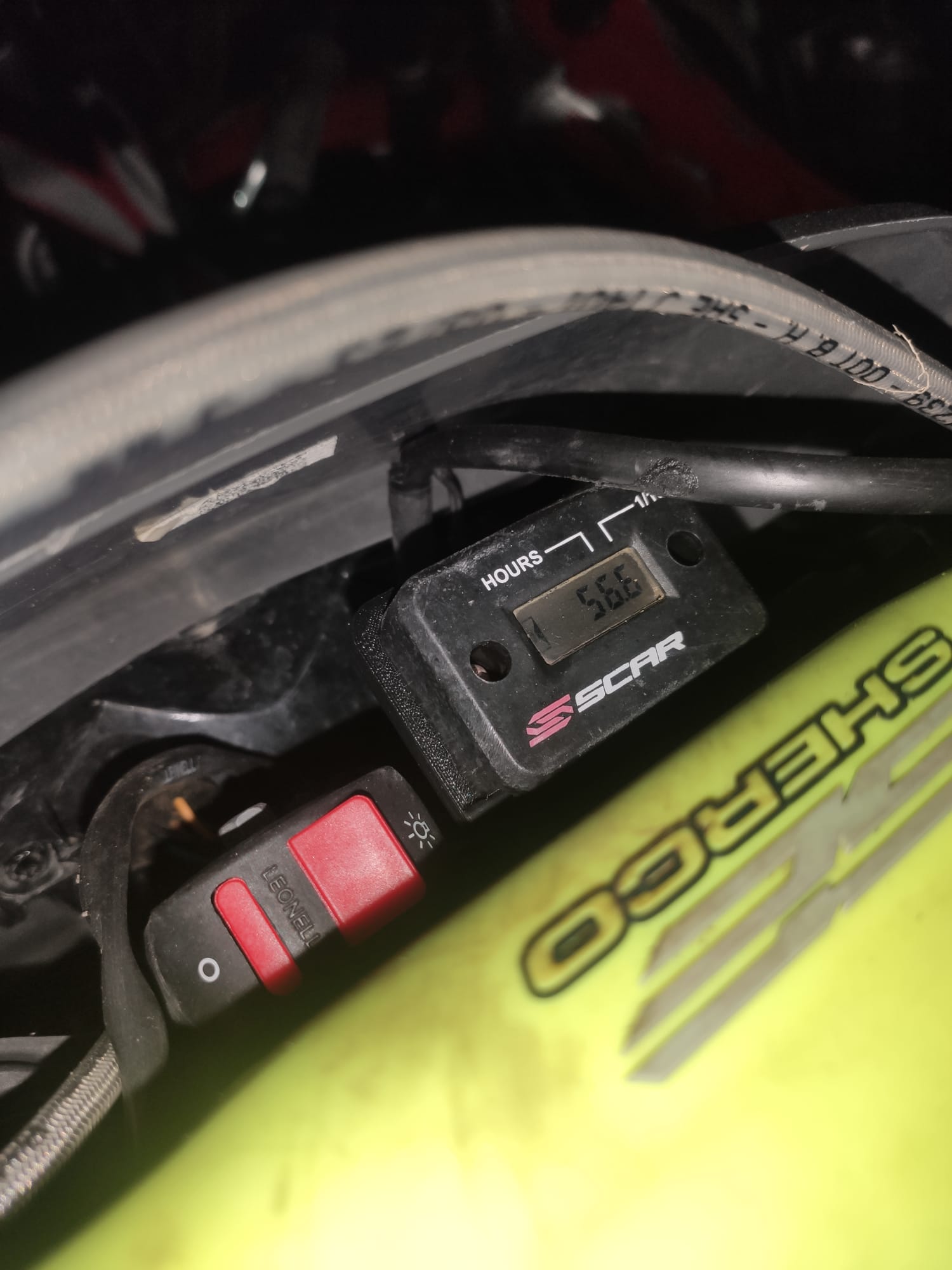 Hour Meter mount for KTM, Husqvarna, GasGas, Sherco