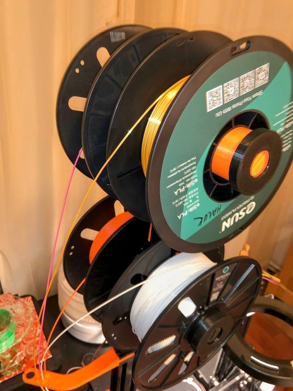 QUADRUPLE SPOOL HOLDER FOR ENDER 3 SERIES (PRINT-IN-PLACE)