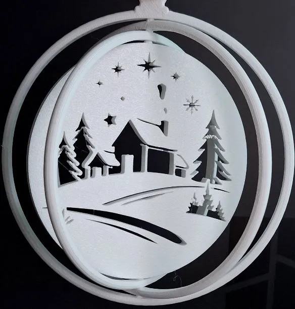 Winterland Christmas Rotating Ornament 2 by rav | Download free STL ...