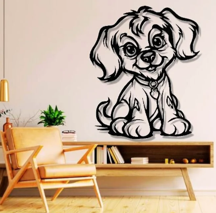 Cute Dog Wall Art