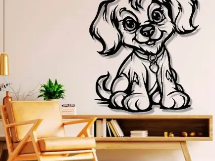 Cute Dog Wall Art