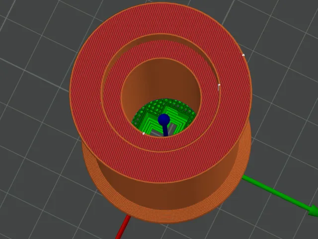 FLSUN T1 Pro Filament Spool Holder using 608RS bearings