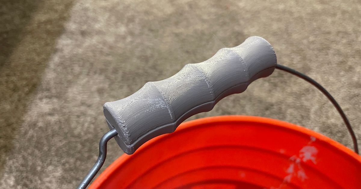 Better Bucket Handle Grip no screws by TankerTech Download free STL
