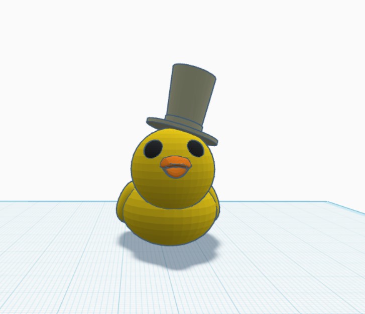 polite duck