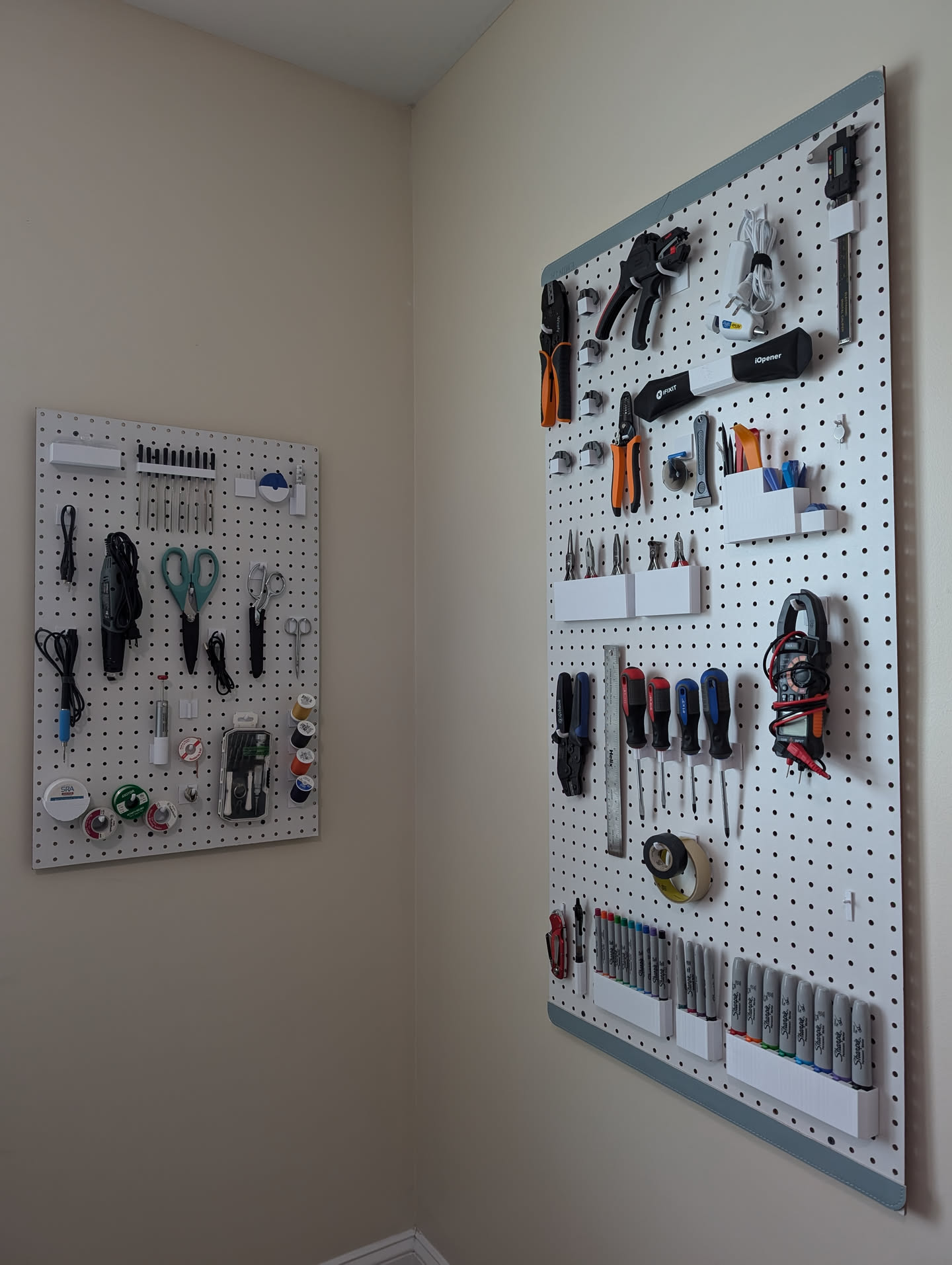 Custom Pegboard 3D Prints
