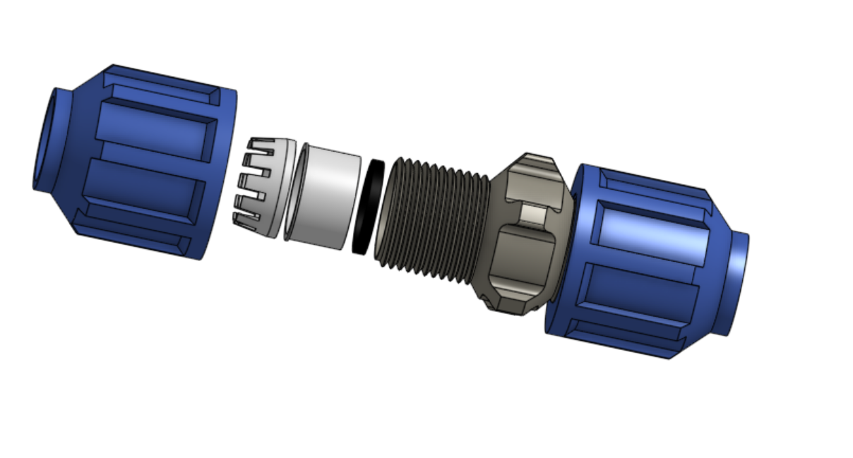 PE Pipe Compression Fittings