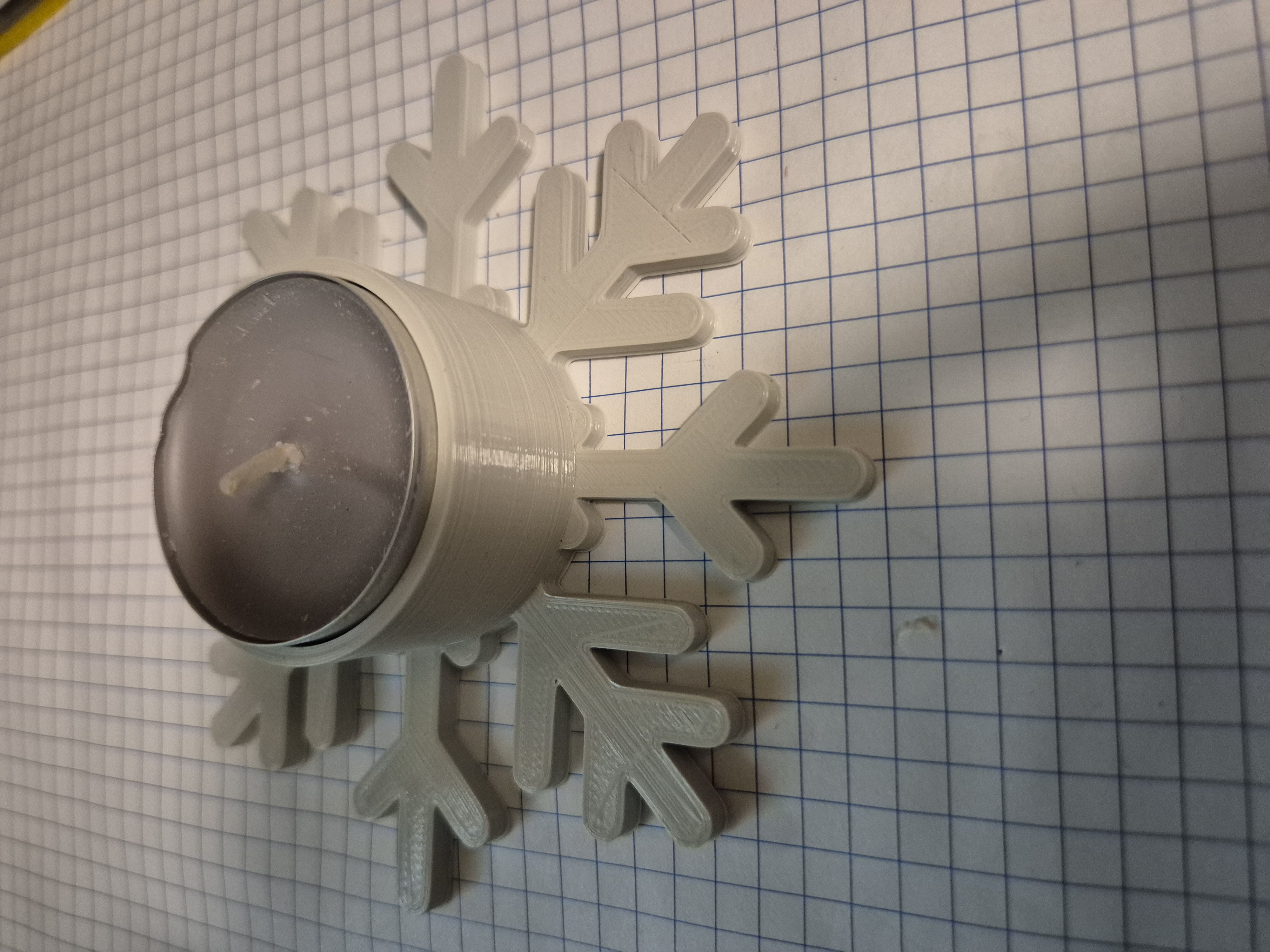Snowflake with Teelight holder