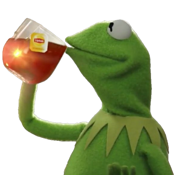 Miniatura 2 do modelo 3D Kermit Sipping Tea