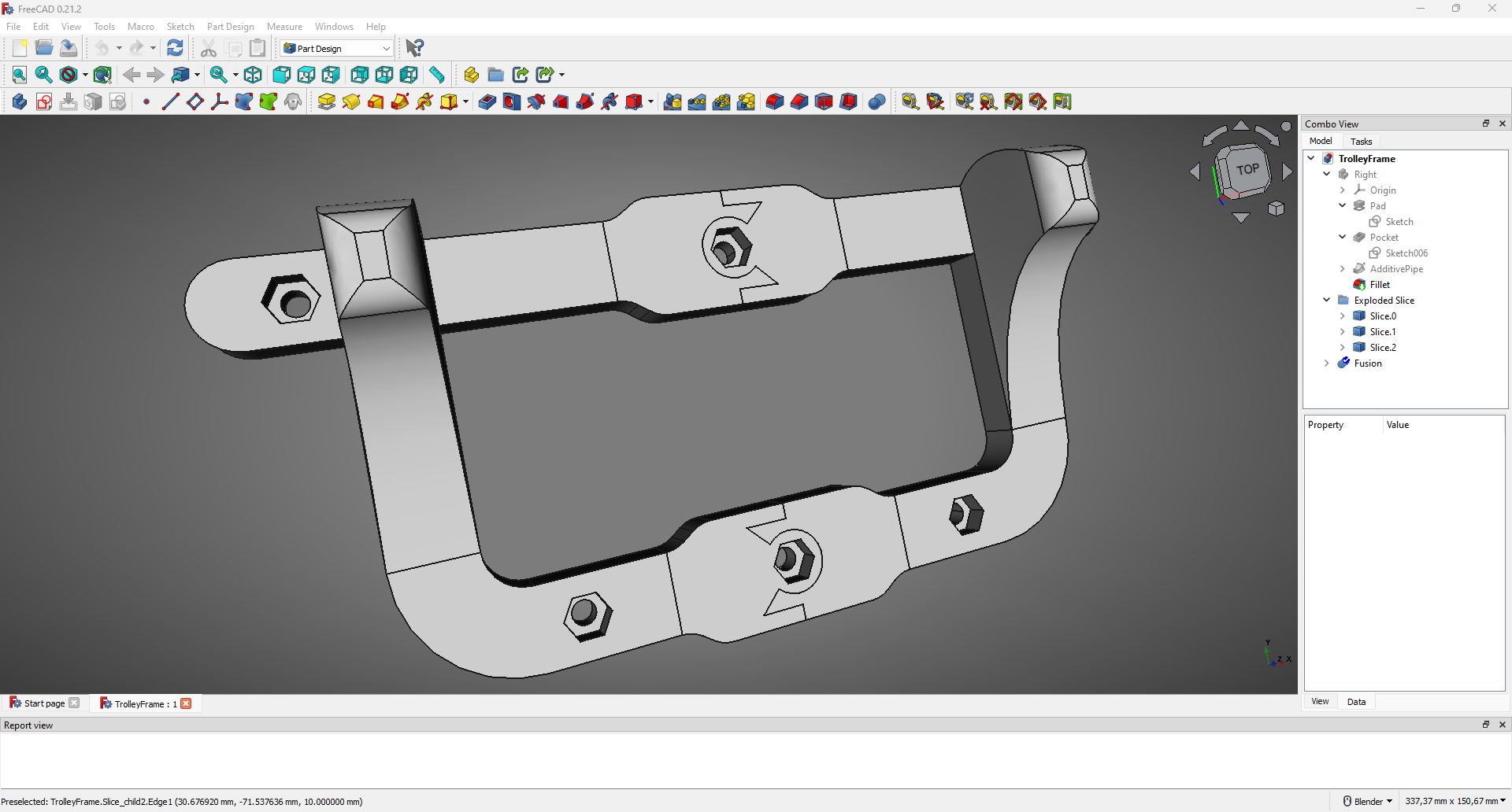 Trolley Frame - Broken Stand Replacement Part (width: 25 cm) — thumbnail 7