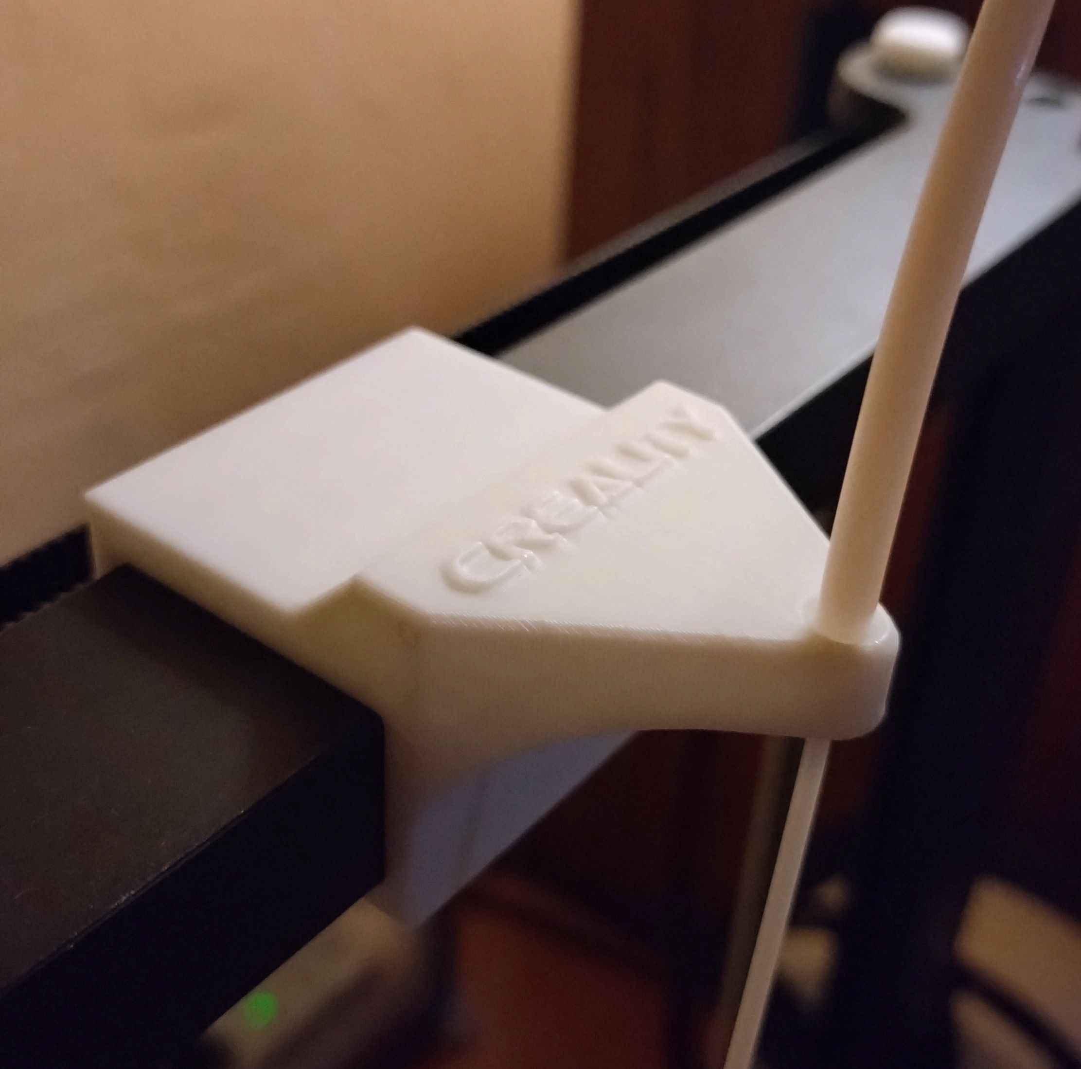 Ender 3 V3 SE Filament Guide Tube Mount 3D model thumbnail