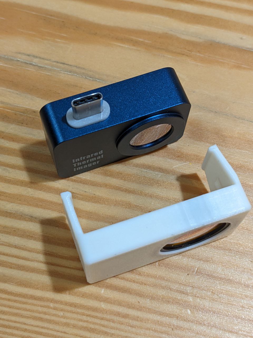 Thermal camera macro lens adapter for Tooltop T7
