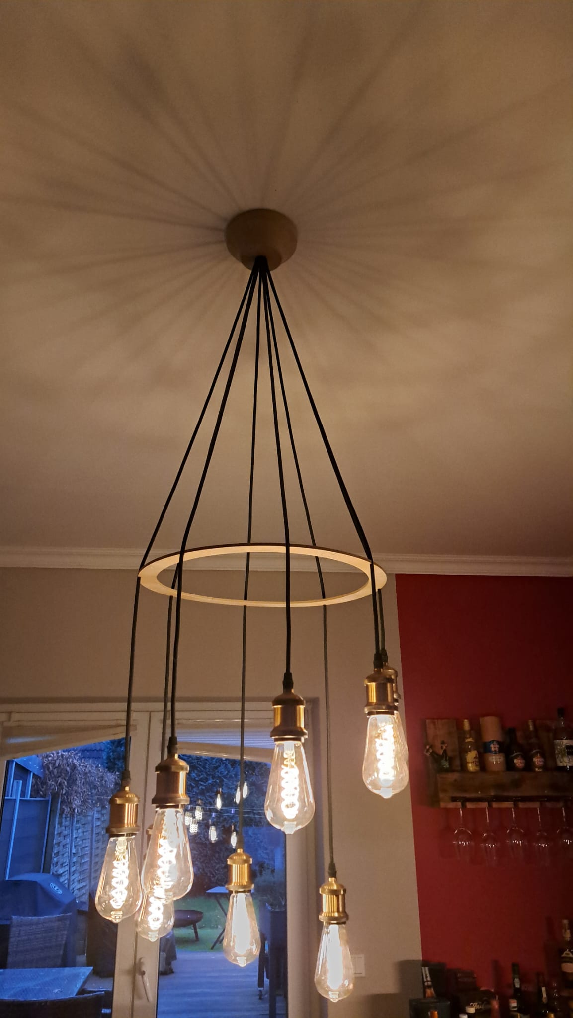 DIY vintage lamp